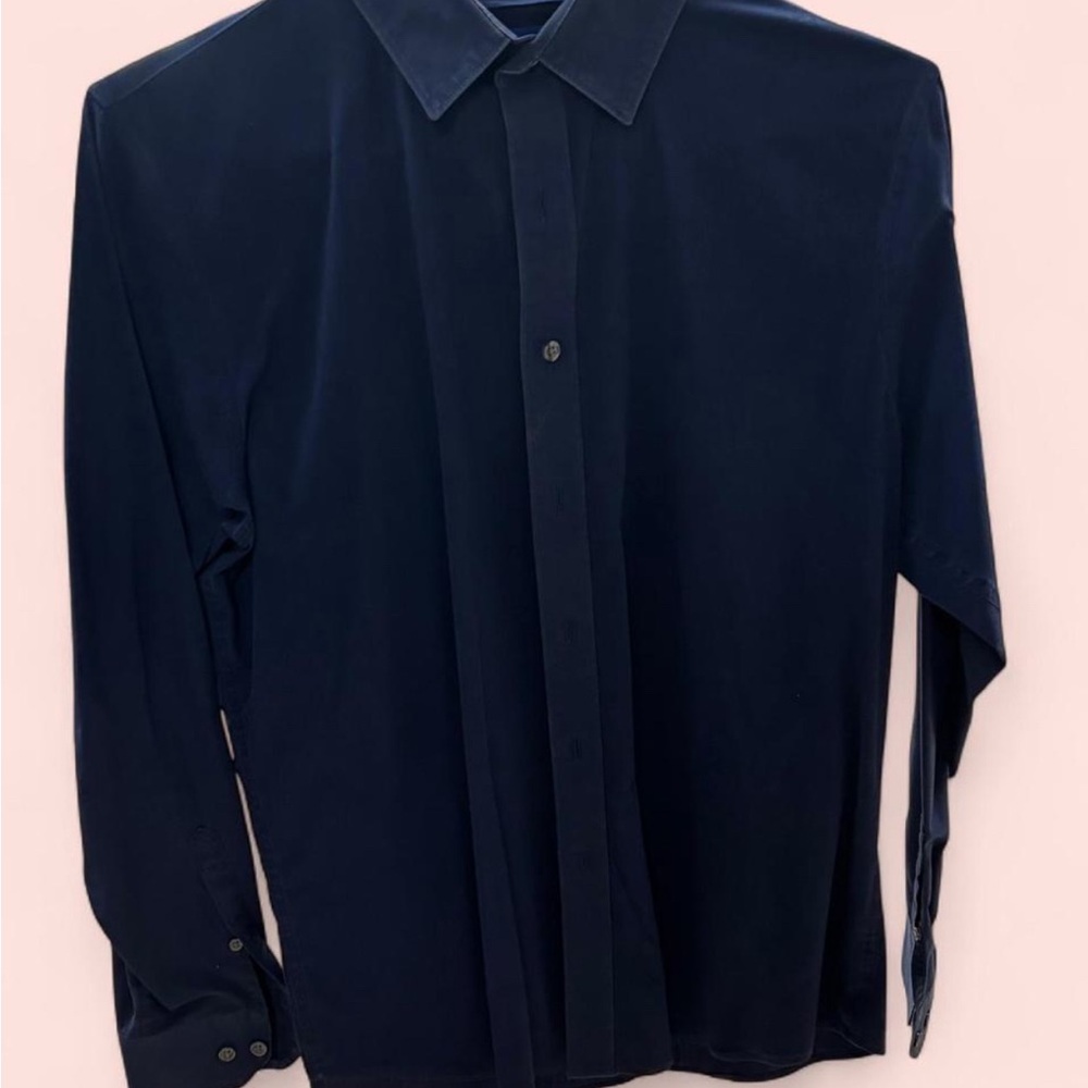 Apt. 9 Men's Deep Blue Dress Shirt
